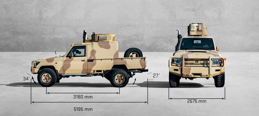 Armored tactical Inkas Hornet S Military Vehicles